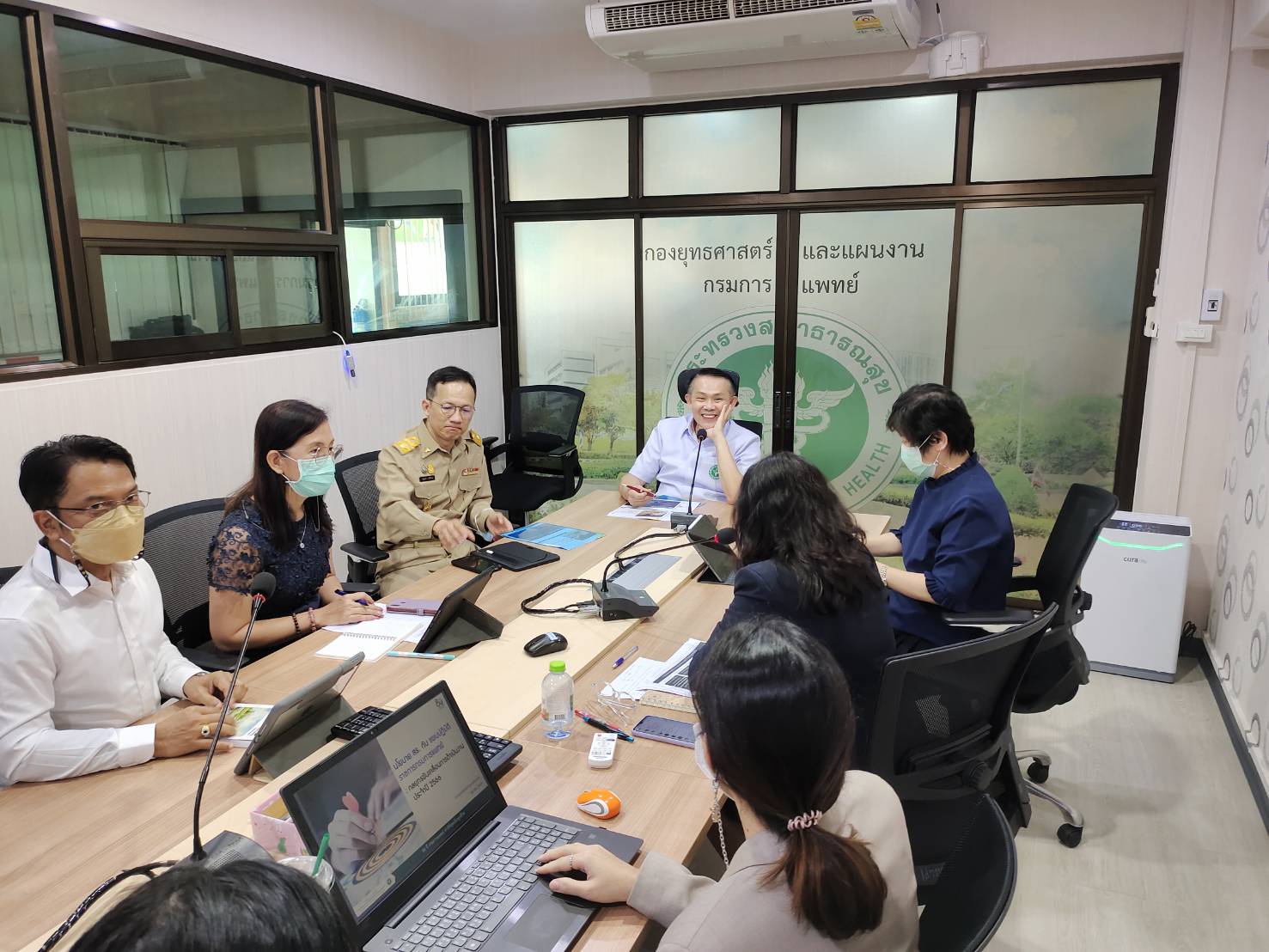 การตรวจเยี่ยมกองยุทธศาสตร์และแผนงาน